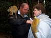Ramona Rubach - interacting with lemurs at Monkey Land on the Garden Route